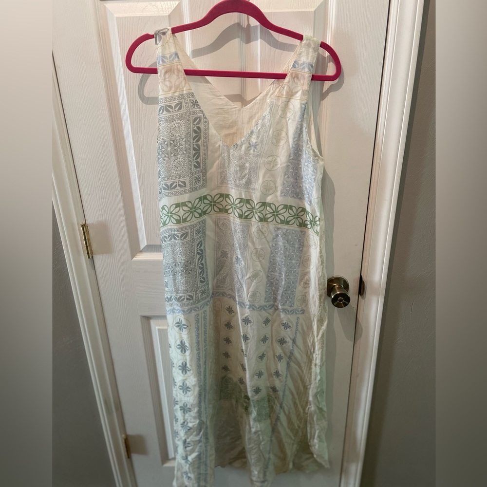 Lila Dress Silk lined White size large